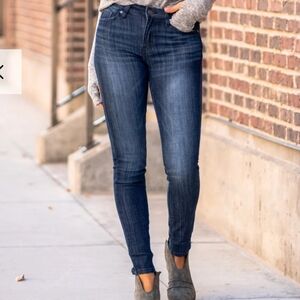 NWOT KanCan Dark Blue Skinny Jeans